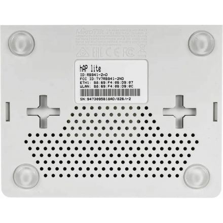 Маршрутизатор Wi-fi MikroTik RouterBOARD hAP lite RB941-2nD,N300,USB,PoE