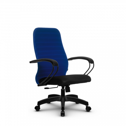 Кресло Метта SU-CP-10 синее/черное Pl