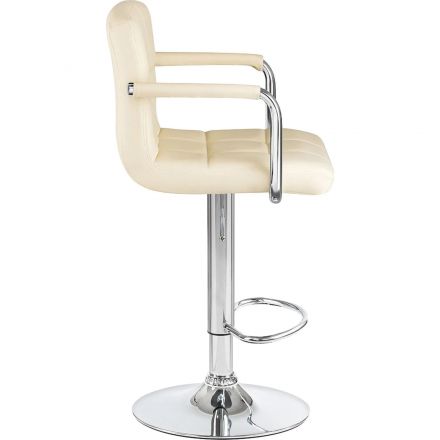 Стул барный LO_DOBRIN KRUGER ARM LM-5011_CH-M_EL кремовый