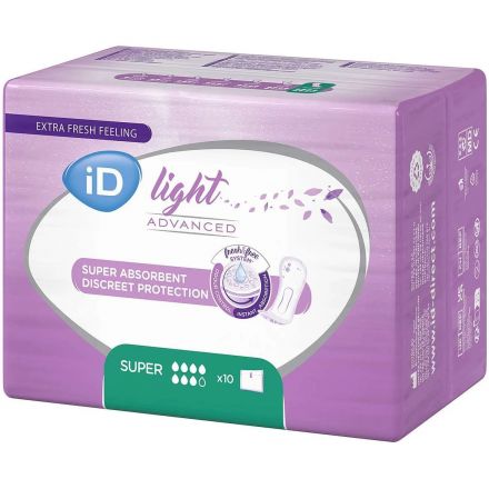Прокладки урологические ID Light Advanced Super 10 шт/уп