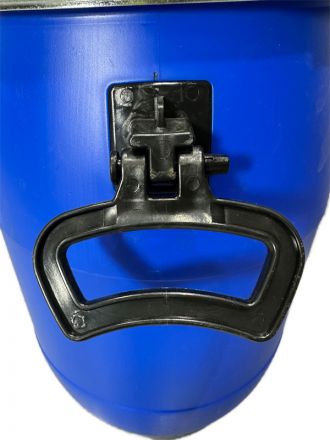 Бочка 30л. круглая, с крышкой и обручем синий Бочка 30л. круглая, с крышкой и обручем синий