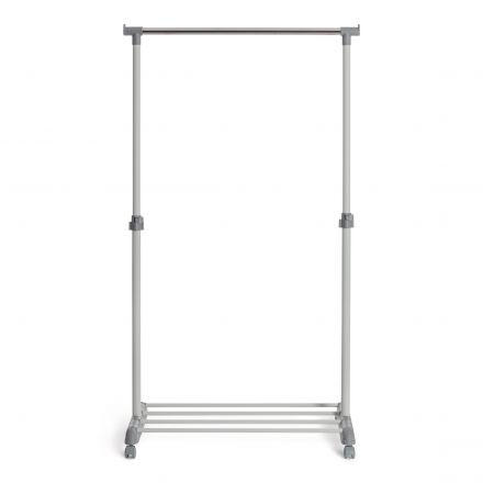 Вешалка ODENT металл, пластик, 86*44*166 см, темно-серый/светло-серый/хром Вешалка ODENT металл, пластик, 86*44*166 см, темно-серый/светло-серый/хром