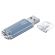 Флеш-диск 32 GB, SMARTBUY V-Cut, USB 2.0, металлический корпус, синий, SB32GBVC-B