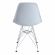 Стул Синди Айрон Чаир Имс/Cindy Iron Chair Eames (мод.002) металл, пластик, 51х46х82,5, серый