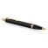 Ручка шариковая PARKER "IM Core Black Lacquer GT", черный глянцевый лак, позолота, синяя, 1931666