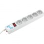 Сетевой фильтр Power Cube B 1.9 м 5 розеток (серый) 10А/2,2кВт(SPG-B-6)