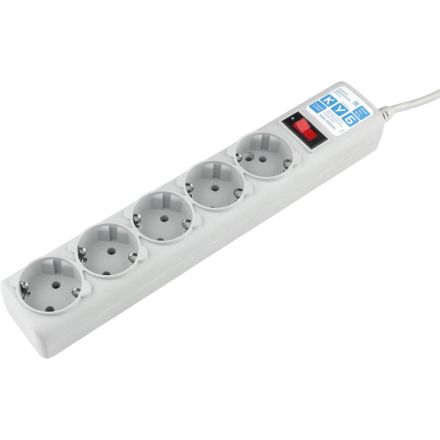 Сетевой фильтр Power Cube B 1.9 м 5 розеток (серый) 10А/2,2кВт(SPG-B-6) Сетевой фильтр Power Cube B 1.9 м 5 розеток (серый) 10А/2,2кВт(SPG-B-6)