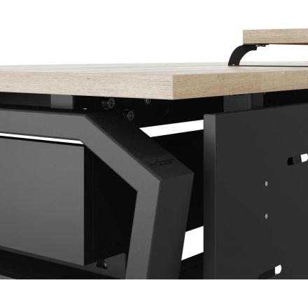 Стол офисный Kobor TB-100/60 1000×600×750 Черный муар/Дуб натуральный Стол офисный Kobor TB-100/60 1000×600×750 Черный муар/Дуб натуральный
