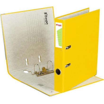 Папка-регистратор Комус Экономи 50мм желтая , ПБП1, карм.кор.,мет.уг Папка-регистратор Комус Экономи 50мм желтая , ПБП1, карм.кор.,мет.уг