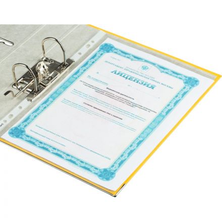 Папка-регистратор Комус Экономи 50мм желтая , ПБП1, карм.кор.,мет.уг Папка-регистратор Комус Экономи 50мм желтая , ПБП1, карм.кор.,мет.уг