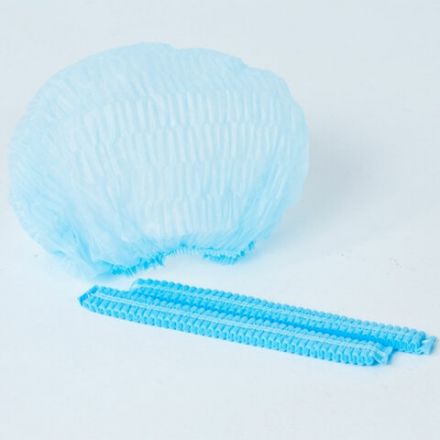 Шапочка "Шарлотта" голубая, КОМПЛЕКТ 100 шт., спанбонд 10 г/м2, МЕДСЕРВИС Шапочка "Шарлотта" голубая, КОМПЛЕКТ 100 шт., спанбонд 10 г/м2, МЕДСЕРВИС