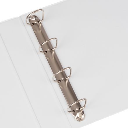 Папка на 4-х кольцах Bantex Панорама 65 мм белая до 350 листов Папка на 4-х кольцах Bantex Панорама 65 мм белая до 350 листов