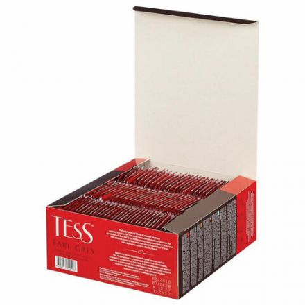 Чай TESS "Earl Grey" черный с бергамотом с цедрой лимона, 100 пакетиков в конвертах по 1,8 г, 1251-09 Чай TESS "Earl Grey" черный с бергамотом с цедрой лимона, 100 пакетиков в конвертах по 1,8 г, 1251-09