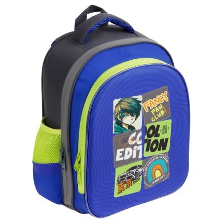 Ранец ArtSpace School Friend Light "Cool Boy" 35*29*12см, 2 отделения, 2 кармана, анатомическая спинка Ранец ArtSpace School Friend Light "Cool Boy" 35*29*12см, 2 отделения, 2 кармана, анатомическая спинка