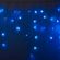 Гирлянда светодиодная Айсикл (бахрома) 76, 2,4х0,6м, 230В, синие, 255-033-6