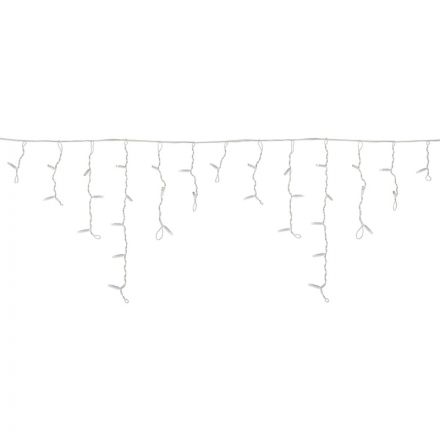 Гирлянда светодиодная Айсикл (бахрома) 76, 2,4х0,6м, 230В, синие, 255-033-6