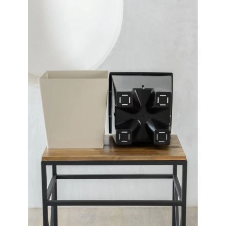 Горшок д/цветов InGreen London CUBE 22л,дренаж.встав.миндаль IG780210006