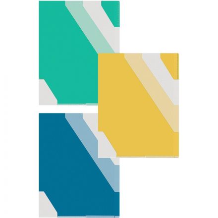 Папка уголок Комус с цв.клап.и 3 цв.разделителями, 10 шт/уп.в асс. Папка уголок Комус с цв.клап.и 3 цв.разделителями, 10 шт/уп.в асс.