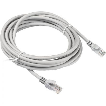 Патч-корд ExeGate UTP-RJ45-RJ45-C6-CU-5M-GY, cat.6, 5м, серый <EX282007RUS