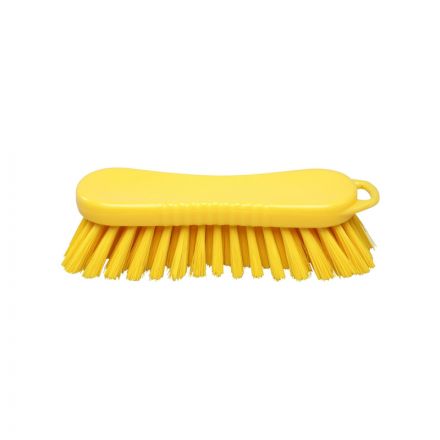 Щетка ручная скраб, типа 'страйт' FBK 210х70мм жесткая желтая 15063-4 Щетка ручная скраб, типа 'страйт' FBK 210х70мм жесткая желтая 15063-4