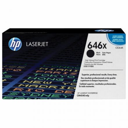 Картридж лазерный HP (CE264X) ColorLaserJet CM4540, №646X, черный, оригинальный, ресурс 17 000 страниц Картридж лазерный HP (CE264X) ColorLaserJet CM4540, №646X, черный, оригинальный, ресурс 17 000 страниц
