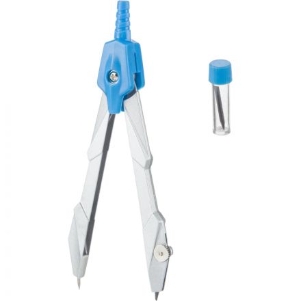 Готовальня Attache 2пр/наб,циркуль 122мм,синий,блистер,европодв Готовальня Attache 2пр/наб,циркуль 122мм,синий,блистер,европодв