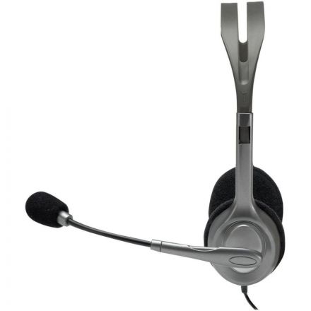 Гарнитура проводная Logitech Stereo Headset H111 Сер(981-000594/981-000593) Гарнитура проводная Logitech Stereo Headset H111 Сер(981-000594/981-000593)