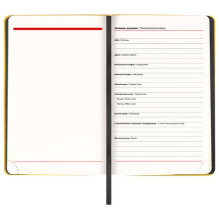 Ежедневник недатированный А5 138х213 мм BRAUBERG "Metropolis Mix", под кожу, 136 л., желтый, 113292 Ежедневник недатированный А5 138х213 мм BRAUBERG "Metropolis Mix", под кожу, 136 л., желтый, 113292