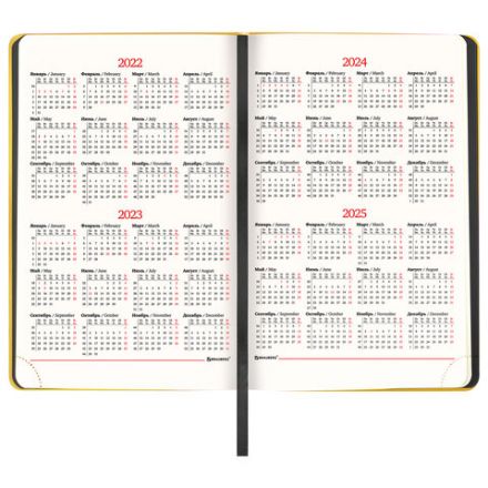 Ежедневник недатированный А5 138х213 мм BRAUBERG "Metropolis Mix", под кожу, 136 л., желтый, 113292 Ежедневник недатированный А5 138х213 мм BRAUBERG "Metropolis Mix", под кожу, 136 л., желтый, 113292