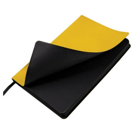 Ежедневник недатированный А5 138х213 мм BRAUBERG "Metropolis Mix", под кожу, 136 л., желтый, 113292 Ежедневник недатированный А5 138х213 мм BRAUBERG "Metropolis Mix", под кожу, 136 л., желтый, 113292