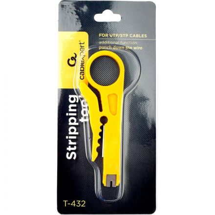 Инструмент Cablexpert T-432 для зачистки кабеля и заделки витой пары(T-432) Инструмент Cablexpert T-432 для зачистки кабеля и заделки витой пары(T-432)