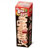 Настольная игра для детей и взрослых Бам-Бум mini падающая башня 02790