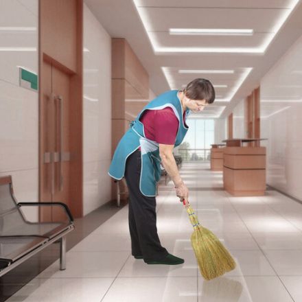 Веник сорго 3-х прошивной, LAIMA "ЛЮКС", ручка в пленке, длина 79 см, 604229