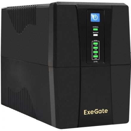 ИБП ExeGate Power Back BNB-850.LED.AVR.2SH 850VA/480W 2xEURO(EP285475RUS)