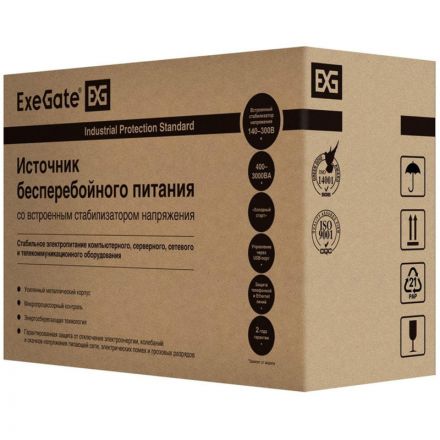 ИБП ExeGate Power Back BNB-850.LED.AVR.2SH 850VA/480W 2xEURO(EP285475RUS) ИБП ExeGate Power Back BNB-850.LED.AVR.2SH 850VA/480W 2xEURO(EP285475RUS)