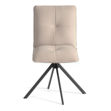 Стул обеденный Sweet поворотный механизм 360, велюр, бежевый, 7