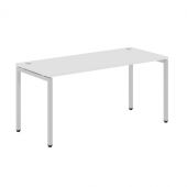 Стол прямой XSST 167 Белый/Алюминий 1600х700х750 XTEN-S Стол прямой XSST 167 Белый/Алюминий 1600х700х750 XTEN-S