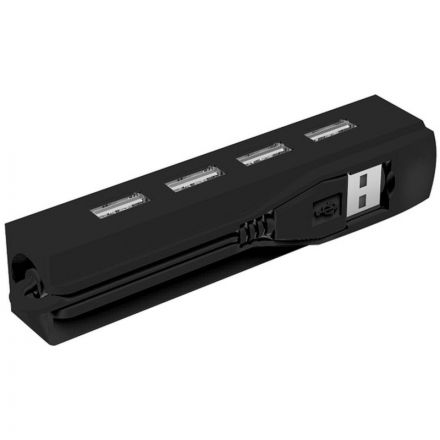 Разветвитель USB Ritmix CR-2406 black (USB хаб) на 4 порта USB (15119260) Разветвитель USB Ritmix CR-2406 black (USB хаб) на 4 порта USB (15119260)