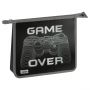 Папка для тетрадей 2 отделения, ArtSpace "Game Over", А5, пластик, на молнии Папка для тетрадей 2 отделения, ArtSpace "Game Over", А5, пластик, на молнии