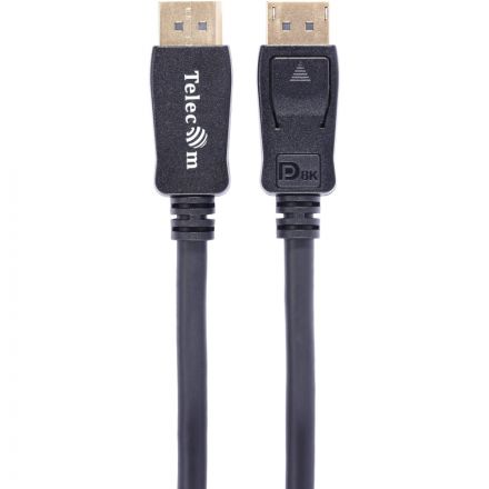 Кабель соединит DP-DP 1.4V 8K@60Hz  1.5м , Econom, Telecom (TCG745C-1.5M)