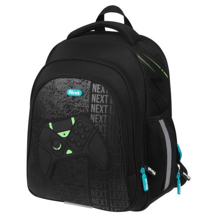 Ранец Först F-Base "Play the game" 36*29*17см, 3 отделения, 2 кармана, анатомическая спинка Ранец Först F-Base "Play the game" 36*29*17см, 3 отделения, 2 кармана, анатомическая спинка