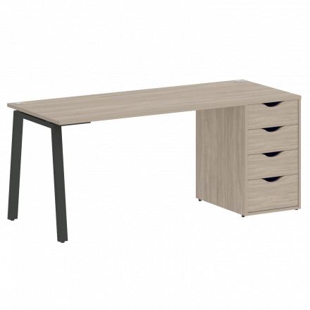 Home Office Стол письменный VR.SP-3-178.4.A Дуб аттик/Антрацит металл 1780*720*750