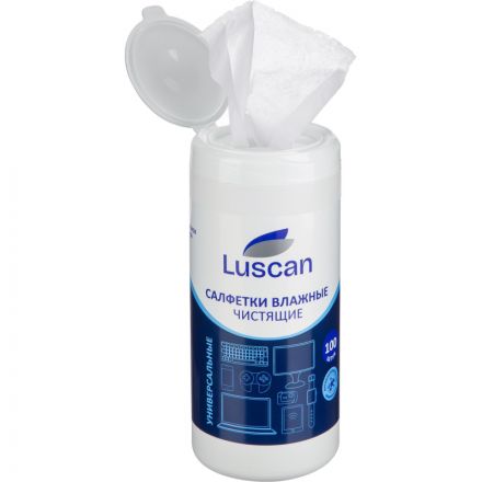 Салфетки Attache Selection Power в тубе универсальные антибактериальные (100 штук)