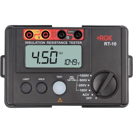 Мегаомметр цифровой RGK RT-10 755238 Мегаомметр цифровой RGK RT-10 755238