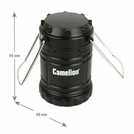 Фонарь туристический CAMELION 3Вт LED, питание 3xAAА (не в комплекте), контейнер и магнит, LED5632