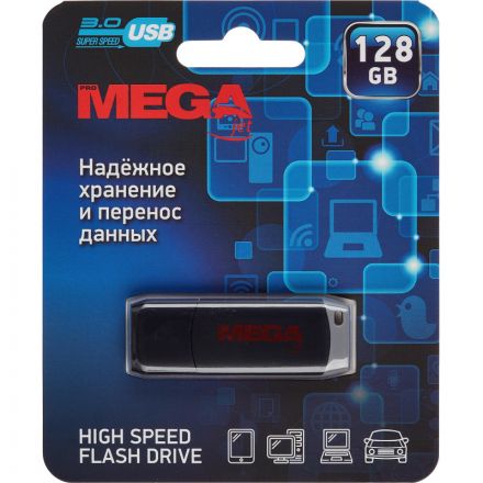 Флеш-память Promega Jet 128GB USB3.0/черн пластик/под лого NTU181U3128GBK