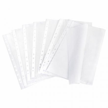 Папки-файлы перфорированные А4 BRAUBERG "EXTRA 700", КОМПЛЕКТ 50 шт., гладкие, ПЛОТНЫЕ, 70 мкм, 229668 Папки-файлы перфорированные А4 BRAUBERG "EXTRA 700", КОМПЛЕКТ 50 шт., гладкие, ПЛОТНЫЕ, 70 мкм, 229668