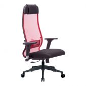 Кресло Метта комплект 18/2D красное, пластик