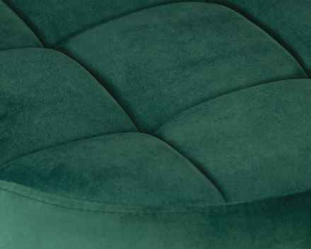 Набор 2 шт Табурет барный DOBRIN BRUNO GOLD, зеленый велюр (MJ9-88)