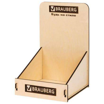 Деревянная подставка под тетради B5 и A4, BRAUBERG, 37х24х23 см, 505919 Деревянная подставка под тетради B5 и A4, BRAUBERG, 37х24х23 см, 505919